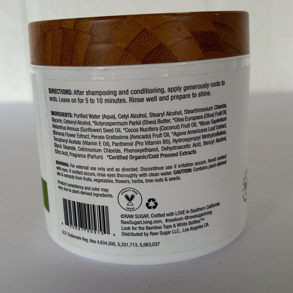 RAW SUGAR HAIR MASQUE NWT - Picture 3 of 9